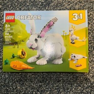 LEGO CREATOR 31133 (3 IN 1) White Rabbit 8+ New Sealed Easter Christmas Gift
